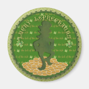 Lucky Leprechaun Magnet