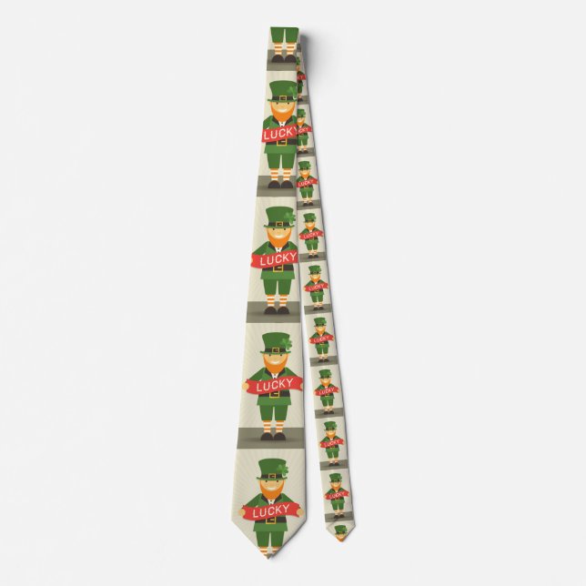 lucky leprechaun tie (Front)