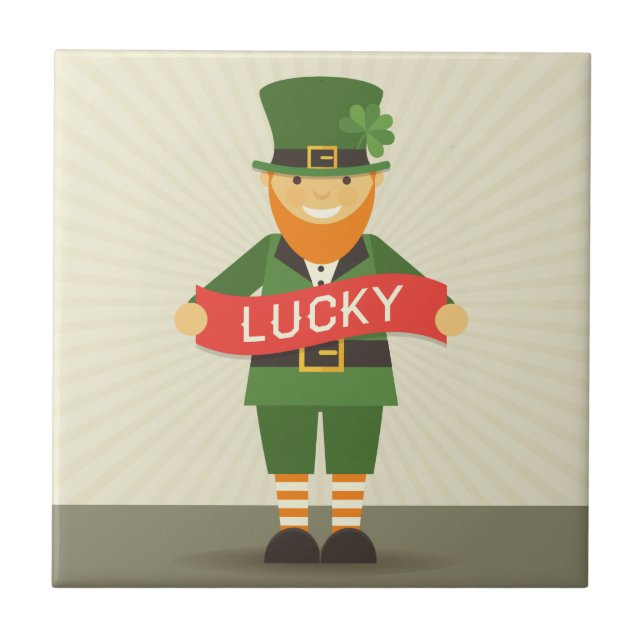 lucky leprechaun tile (Front)