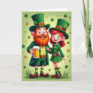 Lucky Leprechauns Celebration Card