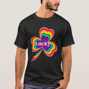 Lucky Leprechauns Rainbow Pride Saint Patrick s Da T-Shirt