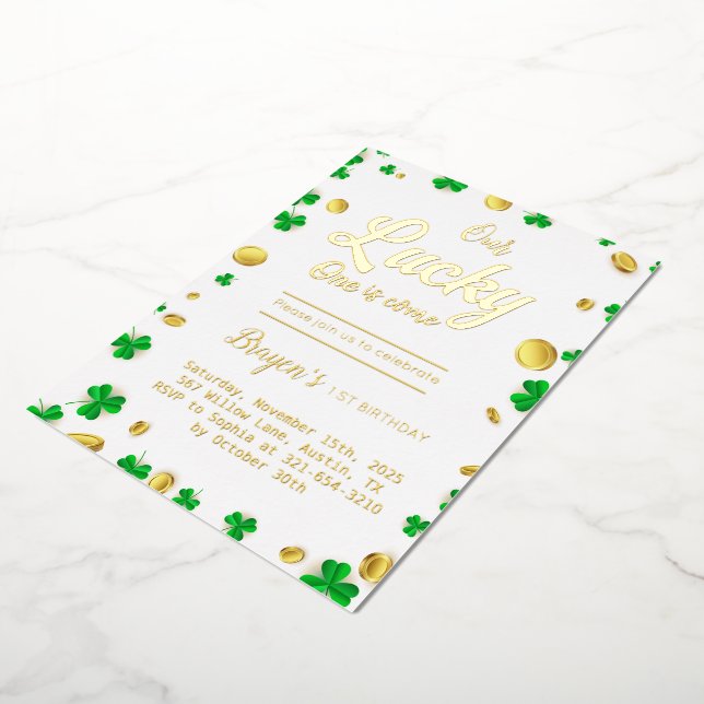 Lucky Little One – St. Patrick’s Day Baby Shower  (Rotated)