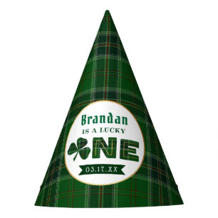 Lucky Little Shamrock 1st Birthday Party Hat