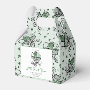 Lucky Little Thank You St Patricks Baby Shower Favour Box