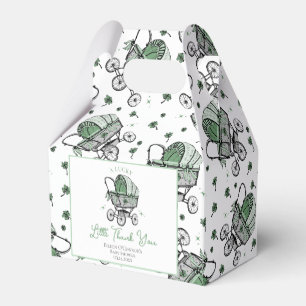 Lucky Little Thank You St Patricks Baby Shower Favour Box