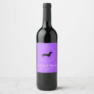 Lucky Little Weenie Wine Label