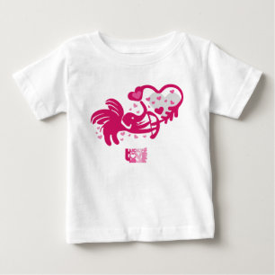 LUCKY LOVE ELEPHANT CUPID ELEPHANT BY MASANSER BABY T-Shirt