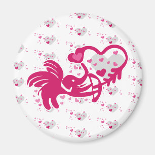 LUCKY LOVE ELEPHANT CUPID ELEPHANT BY MASANSER MAGNET