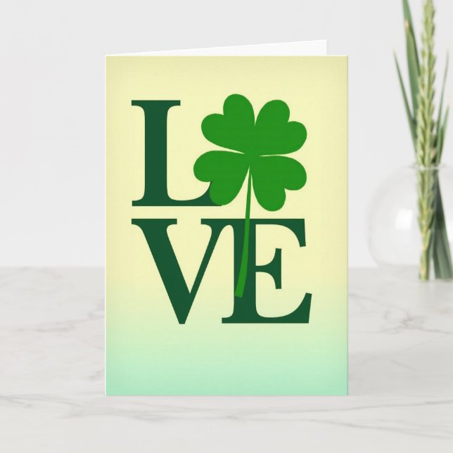 Lucky Love Emerald Card (Front)