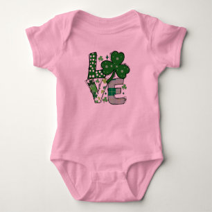 Lucky LOVE St. Patrick’s Day Baby Bodysuit