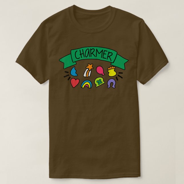 Lucky Luck Charm Charmer St  T-Shirt (Design Front)
