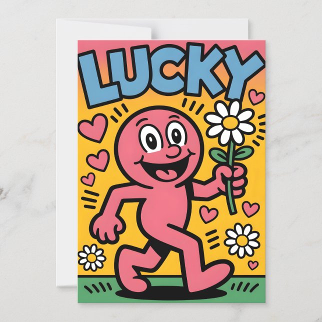 Lucky. Magnetic Invitation (Front)