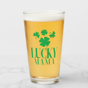 Lucky Mama Pint Glass – Cheers to Mom
