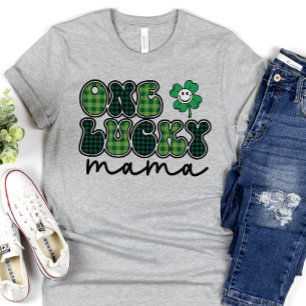 Lucky Mama St Patrick's Day Shirt, Gift for Mum T-Shirt