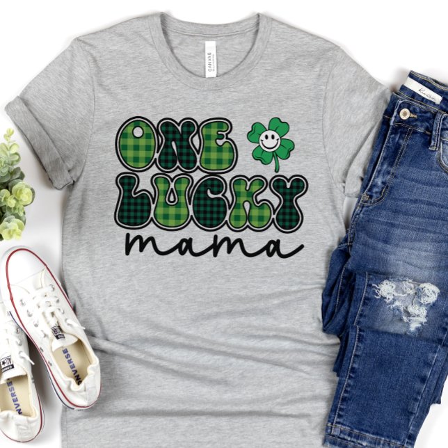 Lucky Mama St Patrick's Day Shirt, Gift for Mum T-Shirt (Creator Uploaded)