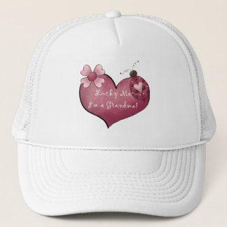 Lucky Me I'm a Grandma Tshirts and Gifts Trucker Hat