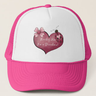 Lucky Me I'm a Grandma Tshirts and Gifts Trucker Hat