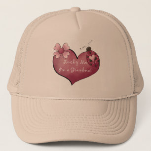 Lucky Me I'm a Grandma Tshirts and Gifts Trucker Hat