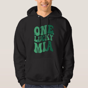 Lucky Mia Grandmother St Patrick's Day Mia Grandma Hoodie