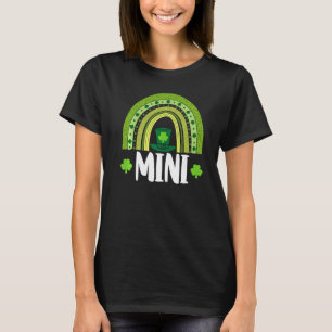 Lucky Mini  Women St Patrick's Day Rainbow Love  1 T-Shirt