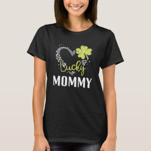 Lucky Mommy St Patricks Day womens T-Shirt