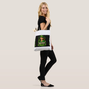 Lucky Mum – St. Patrick’s Day Clover Design Tote Bag