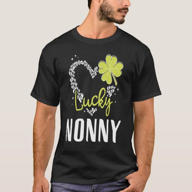 Lucky Nonny  St Patricks Day  womens T-Shirt (Front)