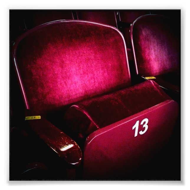 Lucky Number 13 Photo Print (Front)