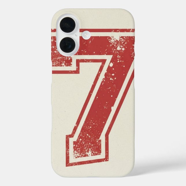lucky number seven Case-Mate iPhone case (Back)
