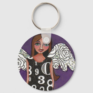 LUCKY NUMBERS ANGEL - a blessed keychain
