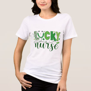 Lucky Nurse St Patricks Day   Cute Nurse Tee