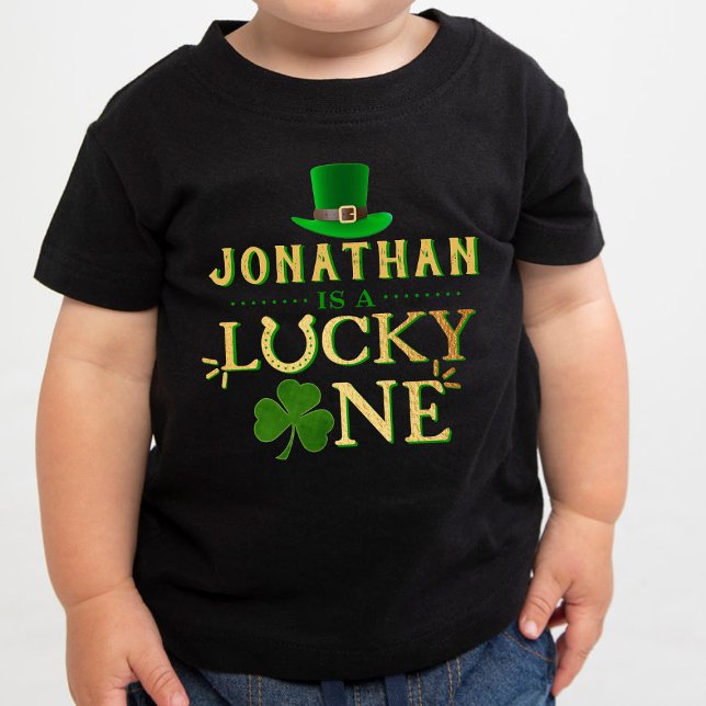 Lucky One 1st Birthday Baby T-Shirt (Creator Uploaded)