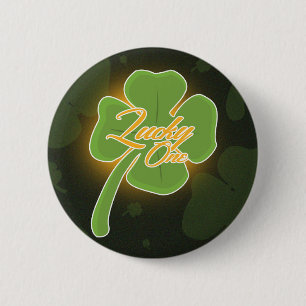Lucky One 6 Cm Round Badge