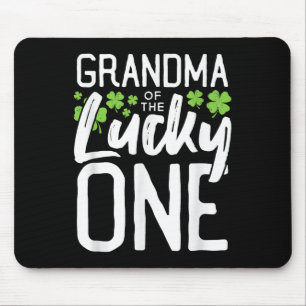 Lucky One First Birthday Grandma Family St. Patric Mouse Pad