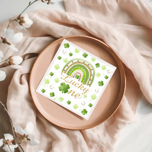 Lucky One First Birthday Napkins