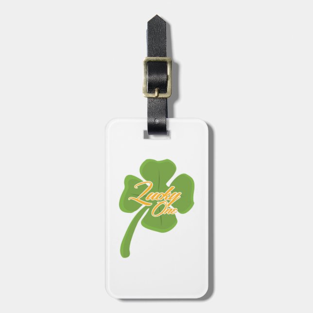Lucky One Luggage Tag (Front Vertical)