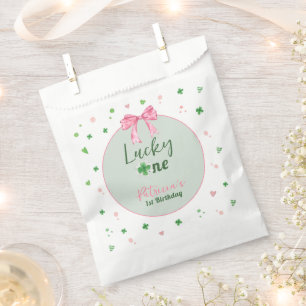 Lucky One St Patrick Girl Birthday Favour Bags