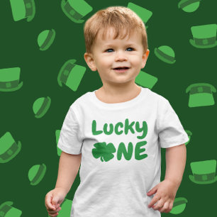 Lucky One St Patrick's Day 1st Birthday Baby T-Shirt