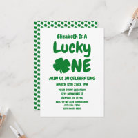 Lucky One St Patrick's Day 1st Birthday
