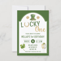 Lucky One, St. Patrick's Day First Birthday Party