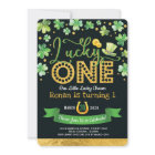 Lucky One St. Patrick's Day Shamrock 1st Birthday