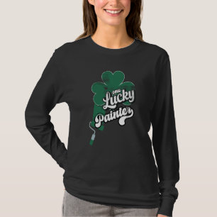 Lucky Painter Shamrock C St Patricks Day T-Shirt