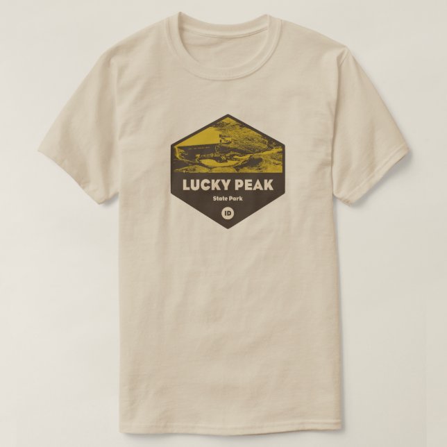 Lucky Peak State Park Idaho T-Shirt (Design Front)