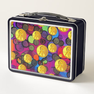 Lucky Pennies Metal Lunch Box