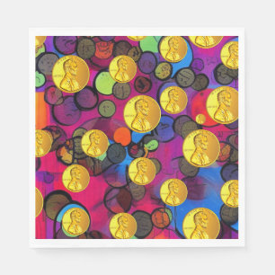 Lucky Pennies Napkin