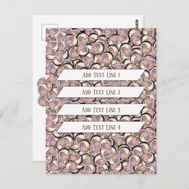 Lucky Pennies Postcard (Front/Back)