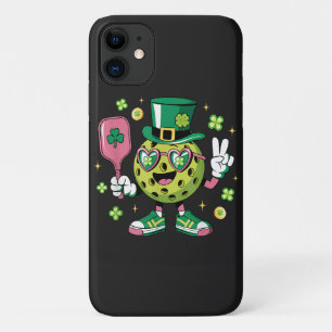 Lucky Pickleball Hat Irish Shamrock Case-Mate iPhone Case