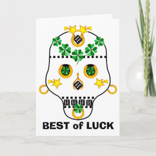 Lucky Pirate Skull Card
