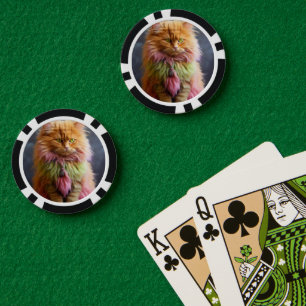 Lucky Pocker Chips for Cat Lovers
