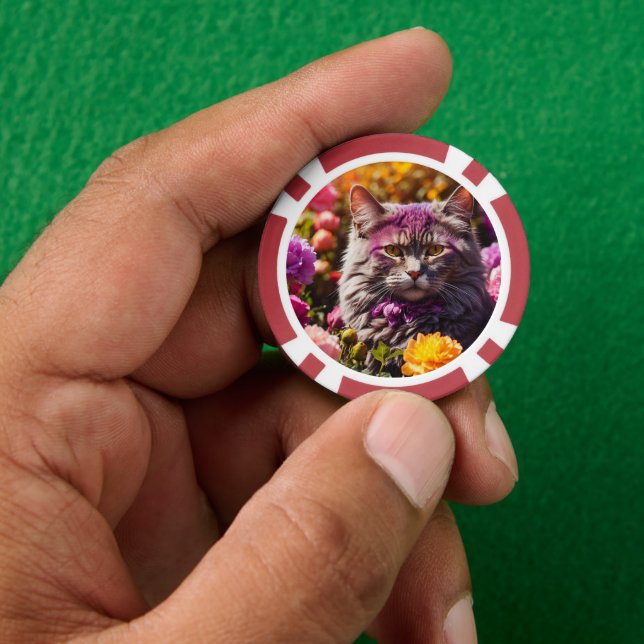 Lucky Pocker Chips for Cat Lovers (Hand)
